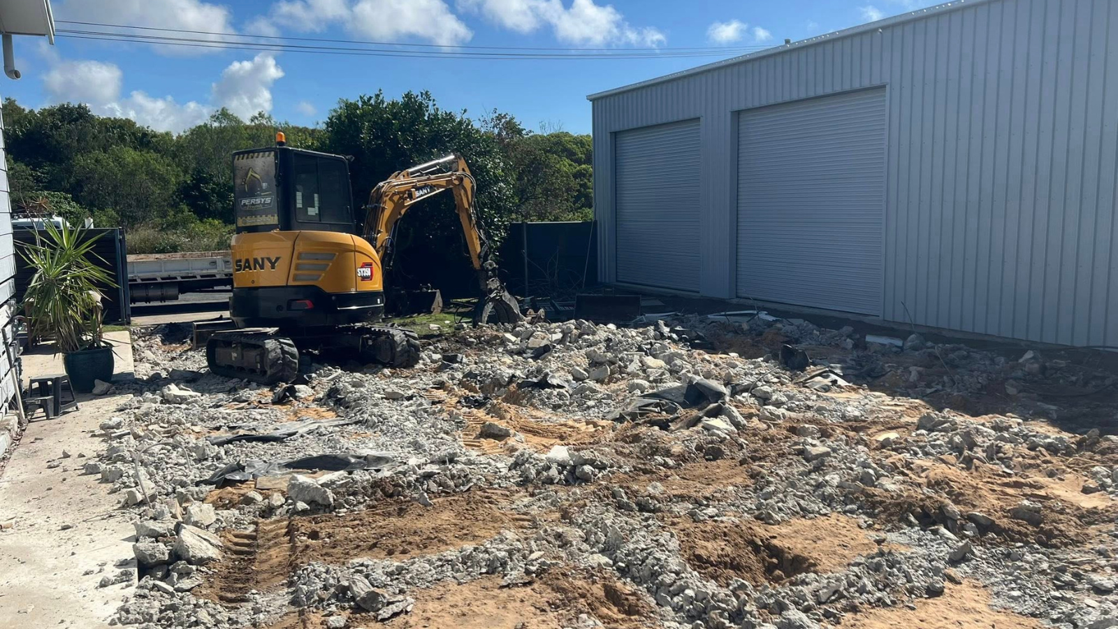 Earthworks services in Bundaberg including excavation, levelling and ground preparation