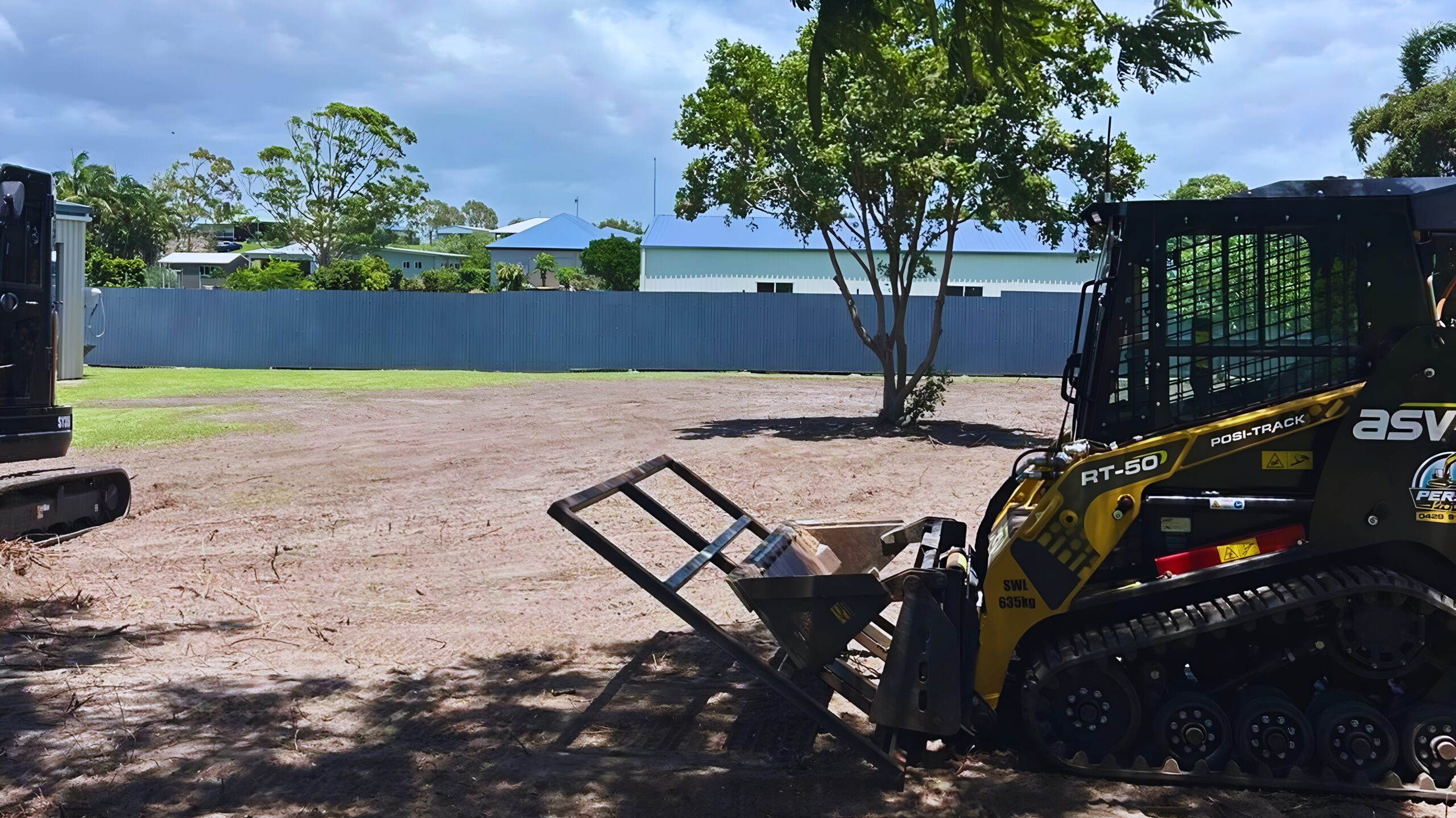 Detailed earthworks in Bundaberg for rural and residential projects, showing precise soil and land grading